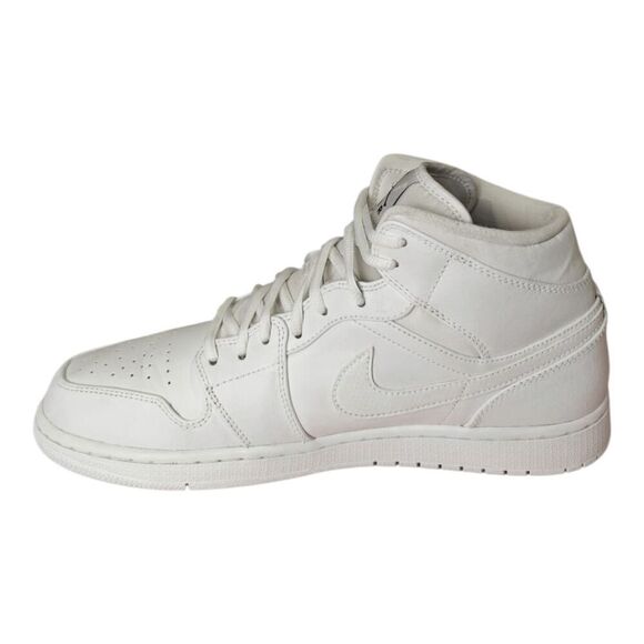 NIKE Air Jordan 1 Retro Mid \'White\' Sneakers Size 11 main image 7